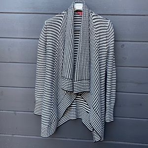 Black & white knit sweater